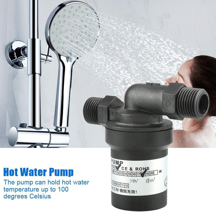 Heisswasserpumpe, bürstenlose DC24V 18W Warmwasserbereiter Heissumwälzpumpe Taucharm Geräuscharm 1/2