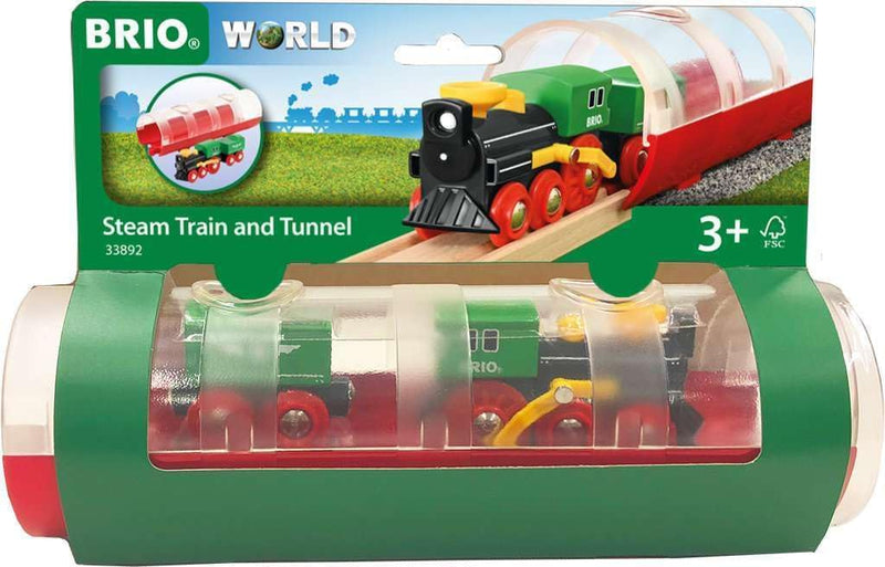 BRIO World 33892 Tunnel Box Dampflokzug - Zubehör für die BRIO Holzeisenbahn – Empfohlen für Kinder