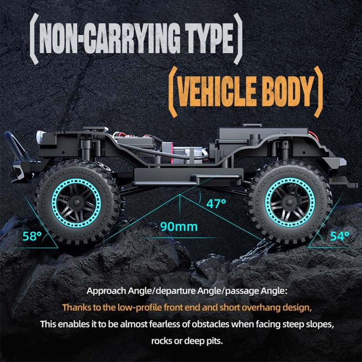 X-Verse SG206MAX Ferngesteuertes Auto, 1:20 RC Autos Bürstenlose, 4WD All Terrain Offroad RC Truggy