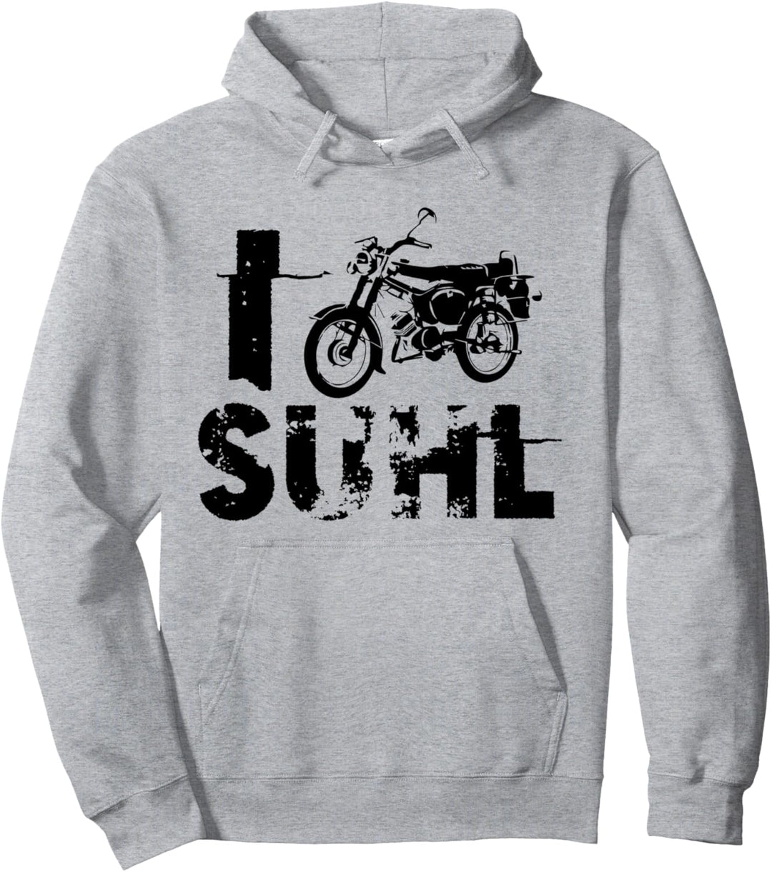 I Love Suhl Simson S51 Oldtimer Moped Fan Geschenk Pullover Hoodie