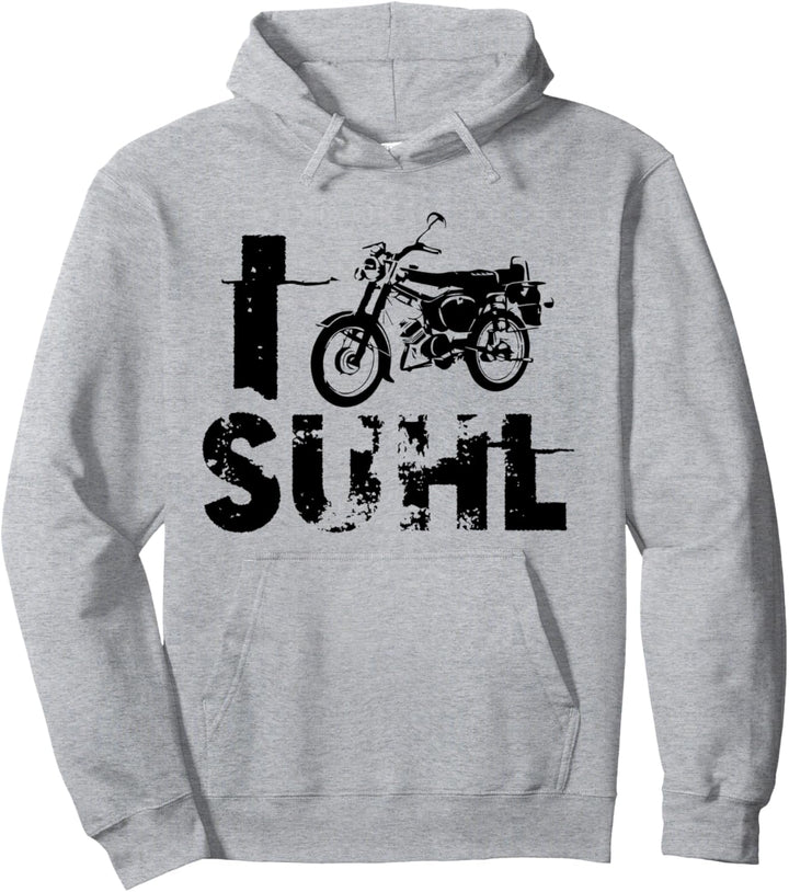 I Love Suhl Simson S51 Oldtimer Moped Fan Geschenk Pullover Hoodie