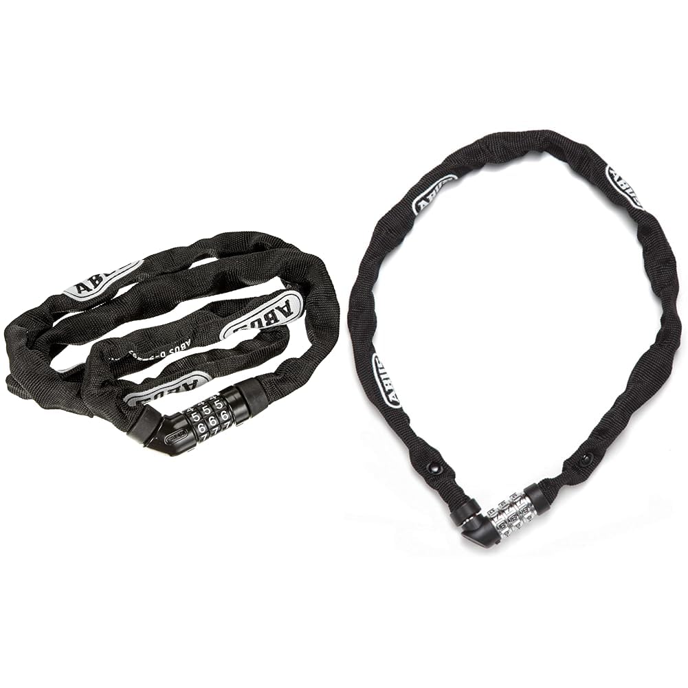ABUS Kettenschloss Steel-O-Chain 4804C – Zahlenschloss aus Spezialstahl – ABUS-Sicherheitslevel 3 Sc
