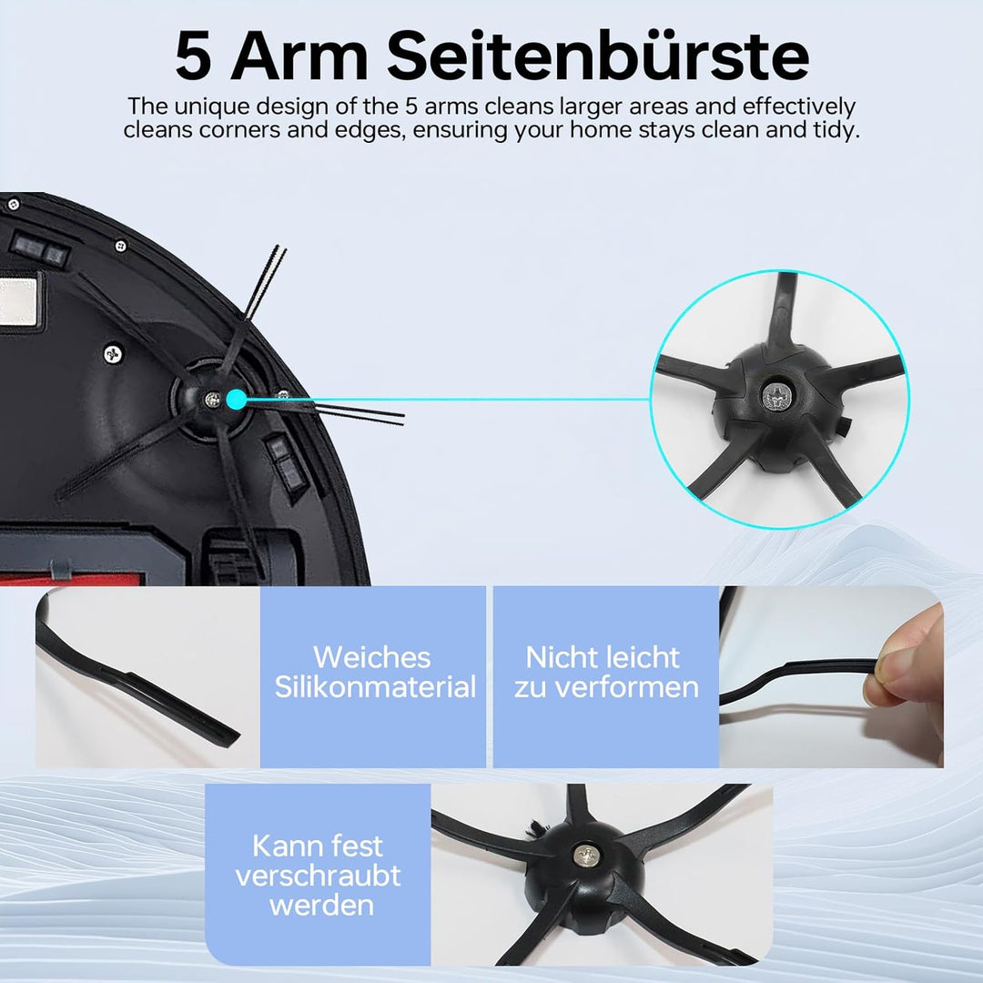 Ersatz Zubehör Set für Roborock S7 S7+ S7 Plus S7 MaxV S7 Pro S7 MaxV Ultra T7 Staubsauger,18 Ersatz