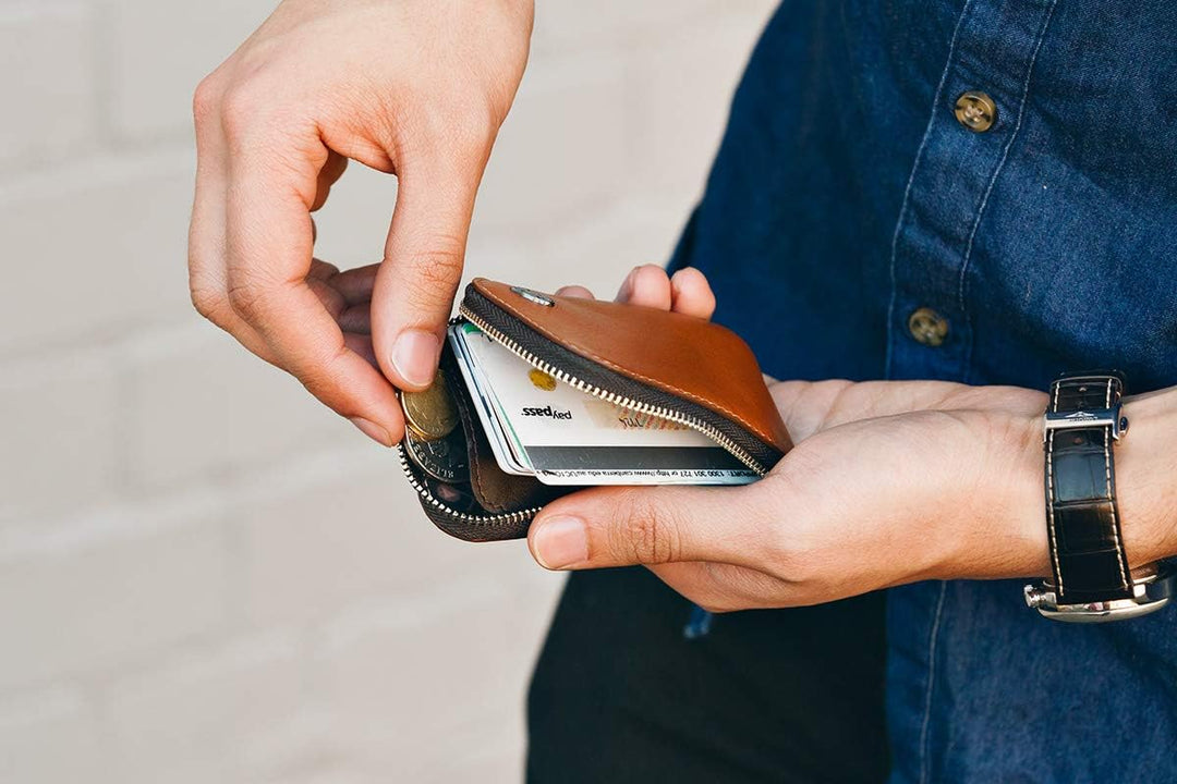 Bellroy Herren Leder Geldbörse und Karten Etui Card Pocket Schwarz, Schwarz