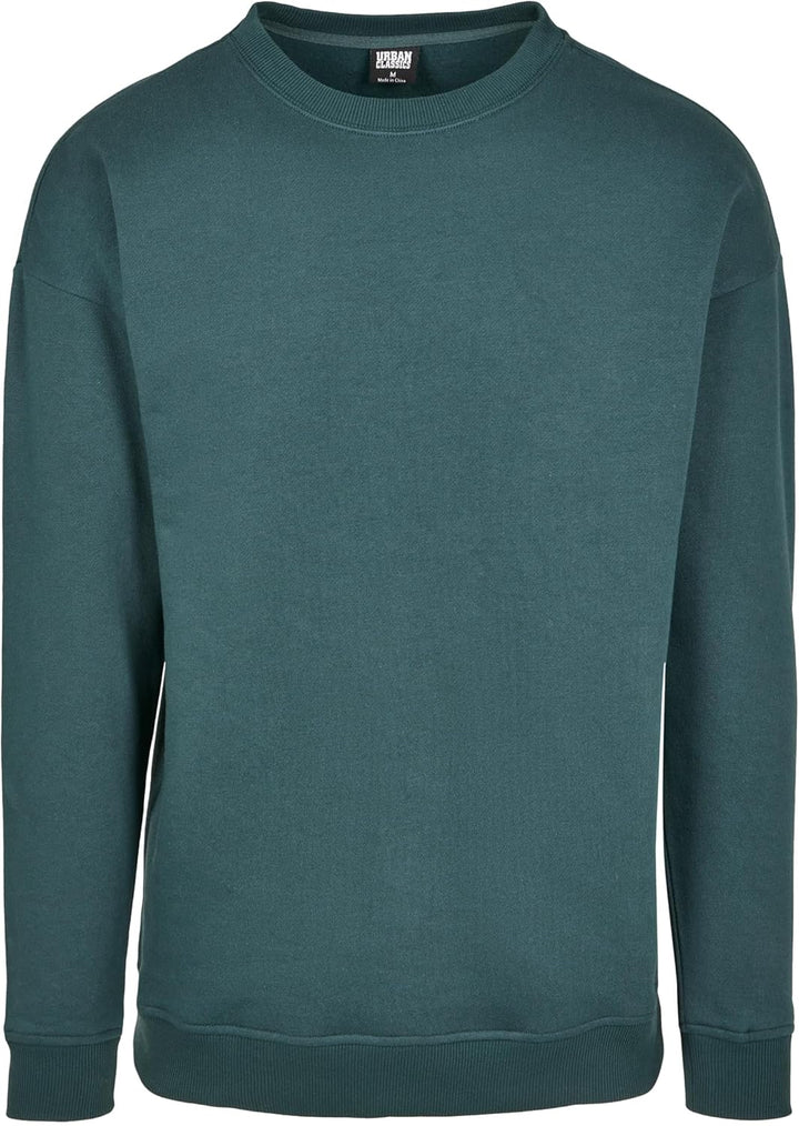 Urban Classics Herren Sweat Crewneck M Grosse Grössen Bottlegreen, M Grosse Grössen Bottlegreen