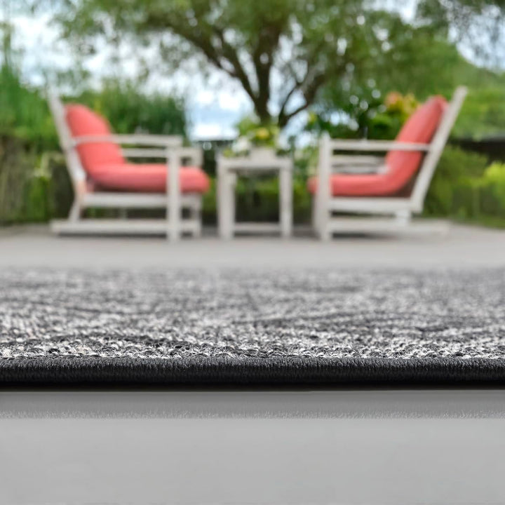 Mia´s Teppiche Denver robuster Outdoor Teppich, modern, Wetterfest & UV-beständig, für Balkon, Terra