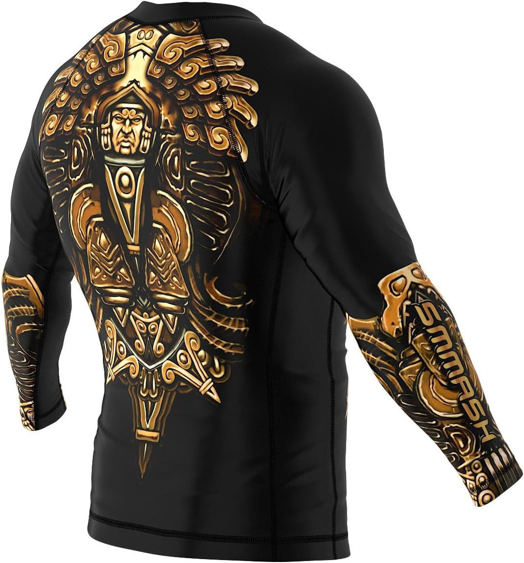 SMMASH Koi Rashguard Herren Kampfsport Langarm, Sport Longsleeve Atmungsaktiv und Leicht, Sportobert