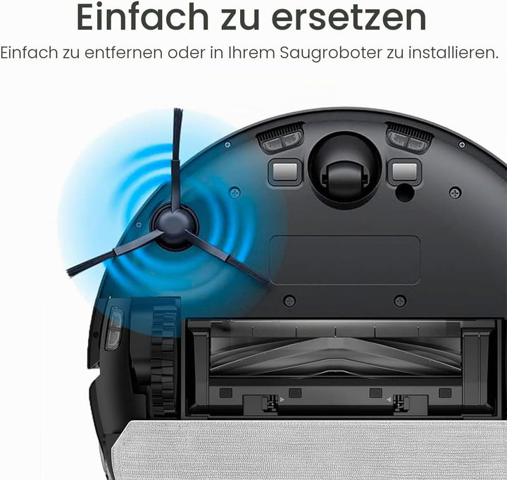 Dreame Ersatz-Seitenbürstenpaar für Dreame Staubsauger D9 Pro, D9 Max, L10 Pro, D10s Pro, D10s Plus,