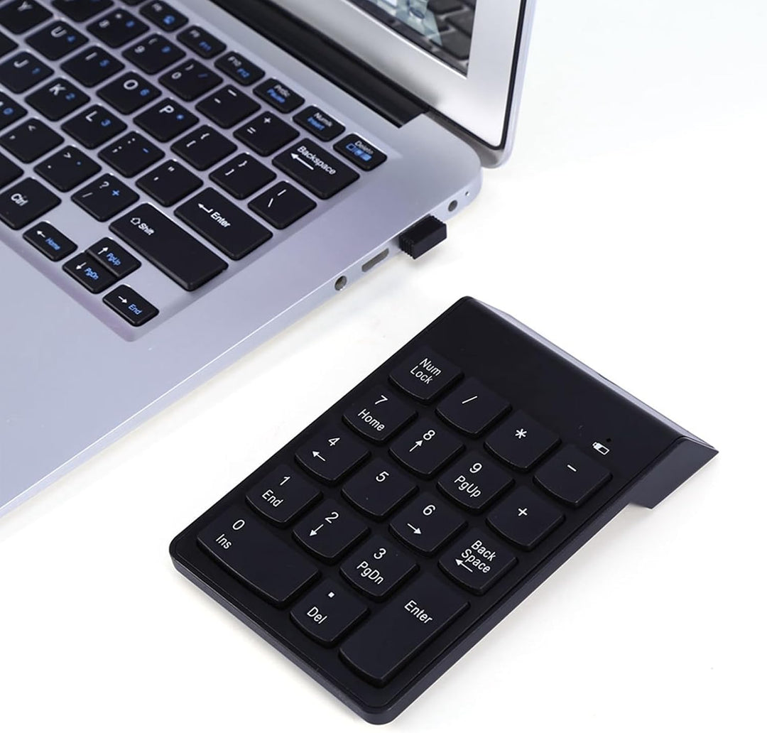 Richer-R 2.4G Wireless Numberic Tastatur, Tragbare Kabellos Nummernblock/Numeric Keypad 18 Tasten Zi