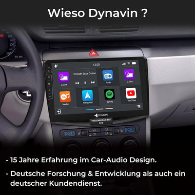 DYNAVIN Android Autoradio Navi für VW Passat B6 CC, 10,1 Zoll OEM Radio mit Wireless Carplay und And