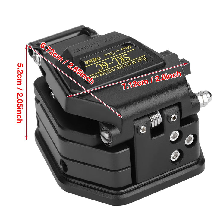 Glasfaserbeil, SKL-6C Hochpräzises Glasfaserbeil-Schneidwerkzeug für Glasfaserkabel mit Tasche