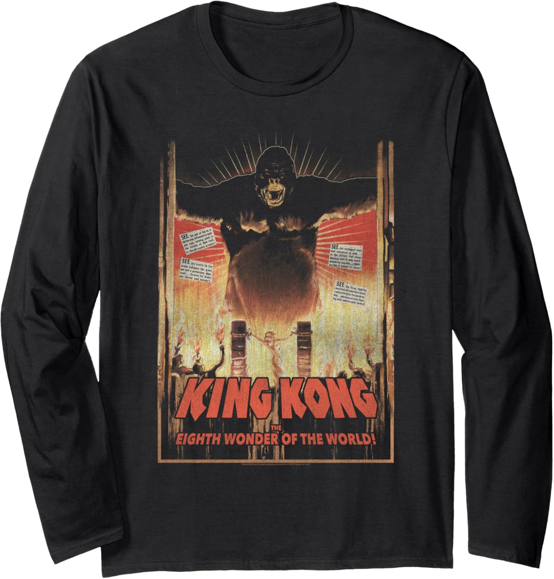 King Kong Eighth Wonder of the World Langarmshirt