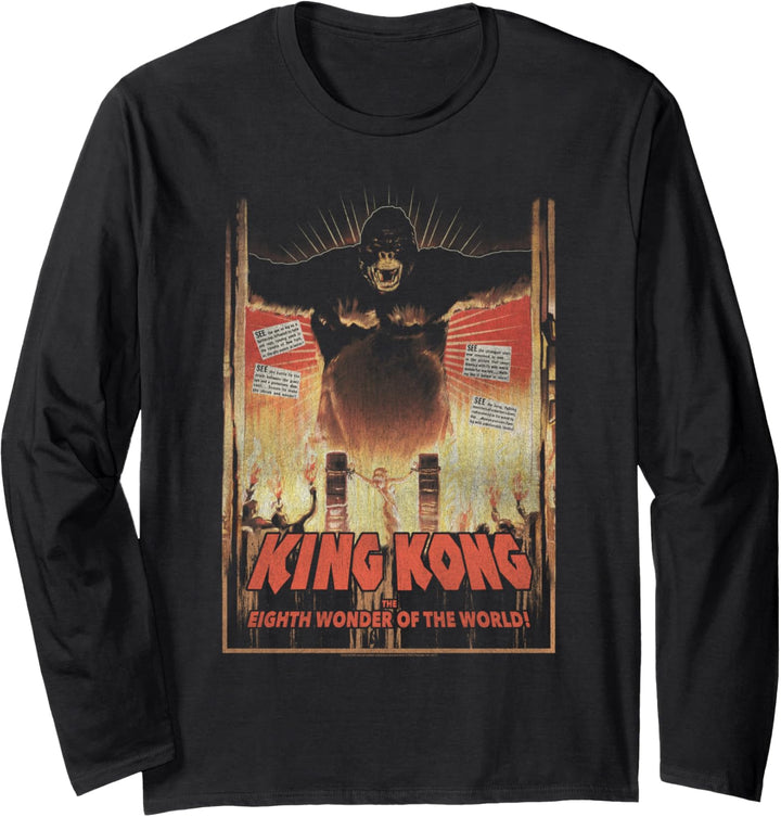 King Kong Eighth Wonder of the World Langarmshirt