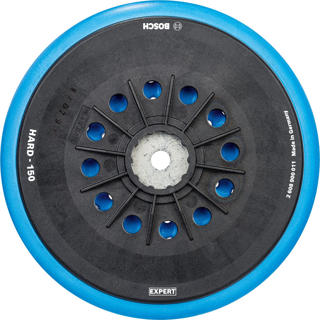 Bosch Professional 1x Expert Multihole Stützteller (für Bosch, Version hart, Ø 150 mm, Zubehör Exzen