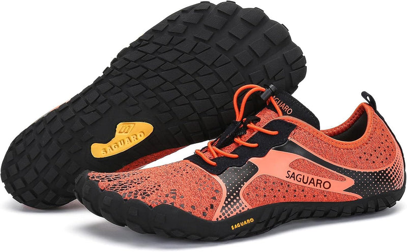 SAGUARO Unisex Barfussschuhe Leicht Atmungsaktiv Tragbar Traillaufschuhe Weich rutschfest Fitnesssch