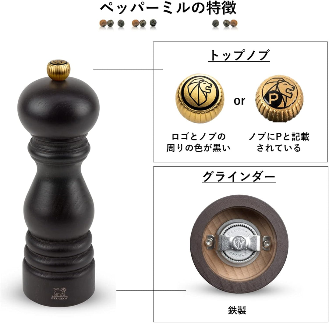 Nancy Pm Acryl 18cm Peugeot 900818 Pfeffermühle 18 cm, Pfeffermühle 18 cm