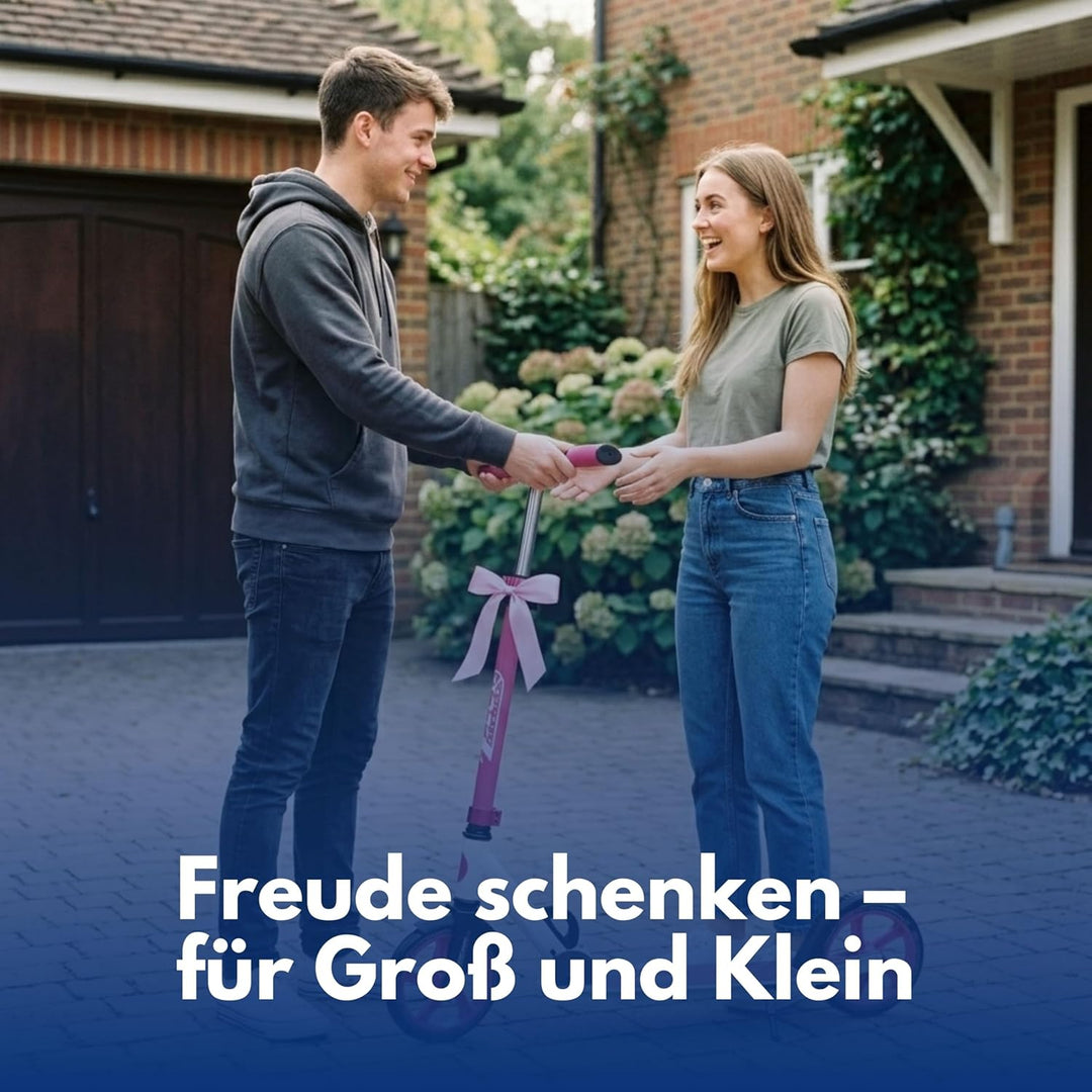 Best Sporting Scooter Erwachsene und Kinder I klappbarer Roller mit Ständer I hochwertiger City-Roll