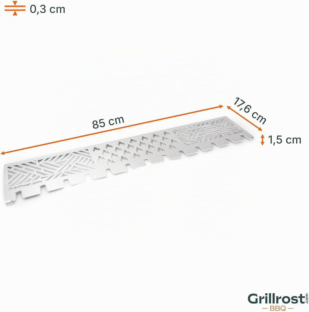 Grillrost.com Das Original Edelstahl Warmhalterost Multi-Station - f. Napoleon Mirage, Prestige, LEX