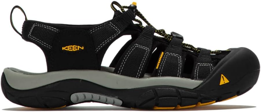Keen Herren Newport H2 Sandale 42 EU Schwarz Grau, 42 EU Schwarz Grau