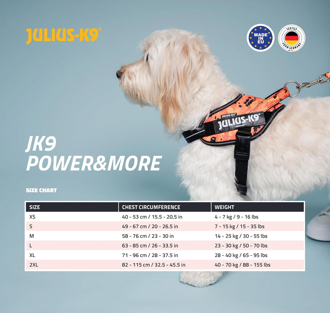 Julius-K9 Power&More Hundegeschirr, Grösse: XL, Pixeljuice XL Pixeljuice, XL Pixeljuice