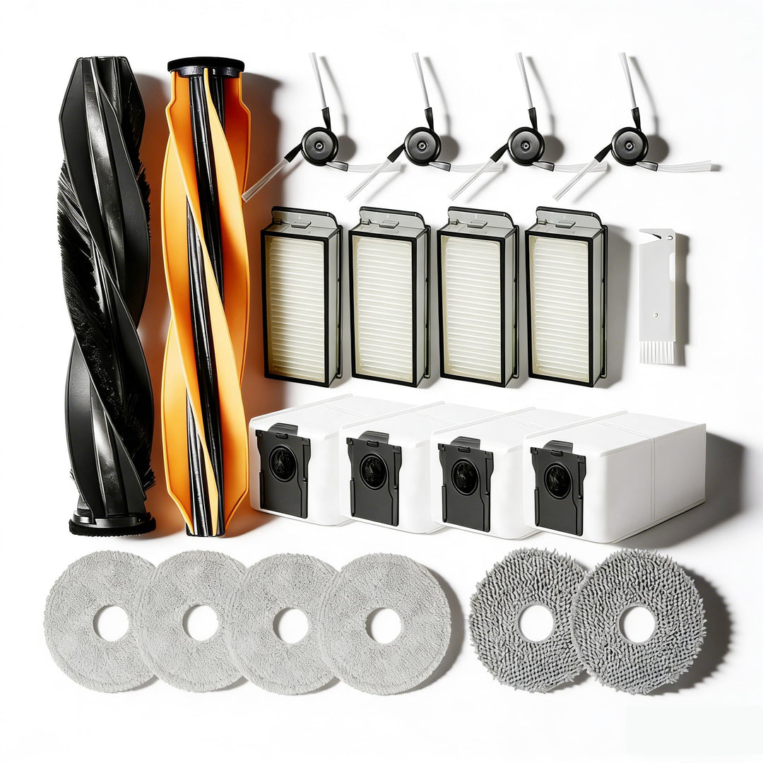 Zubehör für Dreame X50 Ultra Complete L40s Pro Ultra Wischpads X6; Staubbeutel X4; Filter HEPA X4; H