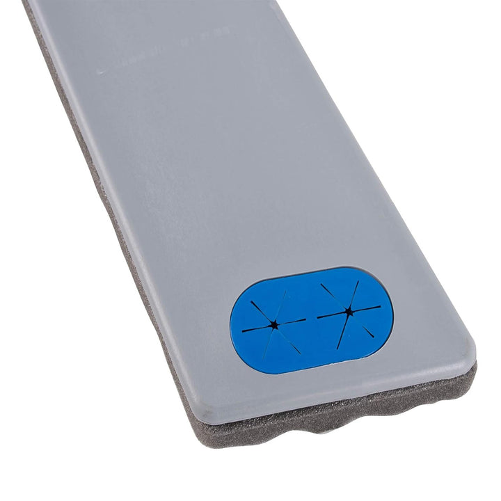 La Briantina Professionelle Donnerbürste, 60 cm, Grau, Kunststoffborsten, Schwamm, 100% PP-Kunststof