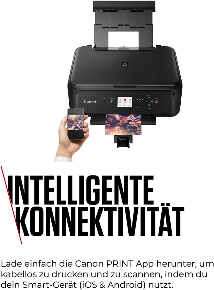Canon PIXMA TS5150 Drucker Farbtintenstrahl Multifunktionsgerät DIN A4 (Scanner, Kopierer, Farbdispl
