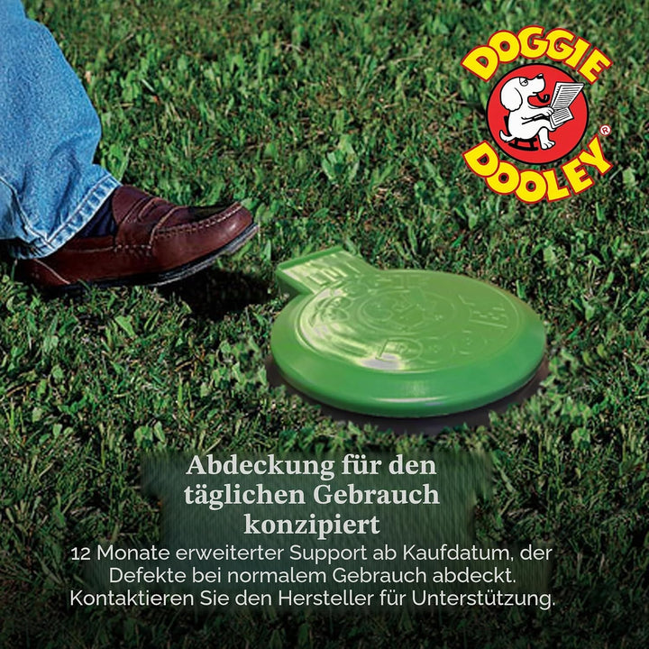 Doggie Dooley die "hochwertiges Hundekot-Entsorgungssystem zum Einsetzen System, schwarz mit Deckel,