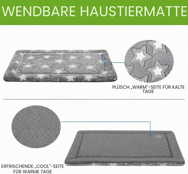 EMPSIGN Hundebett Grosse Hunde, Waschbar Hundekissen (kühl und warm), Hundematte aus hochdichtem Sch