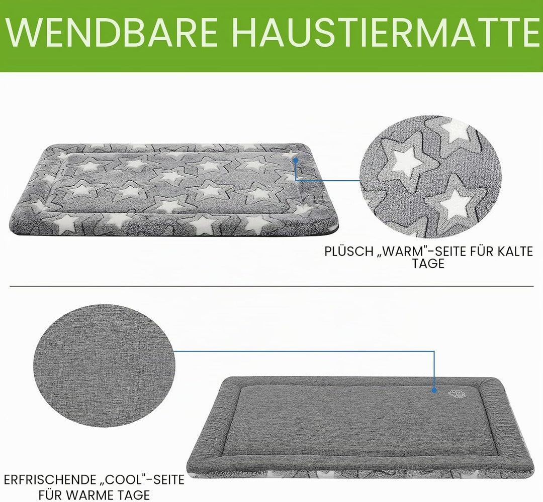 EMPSIGN Hundebett Grosse Hunde, Waschbar Hundekissen (kühl und warm), Hundematte aus hochdichtem Sch
