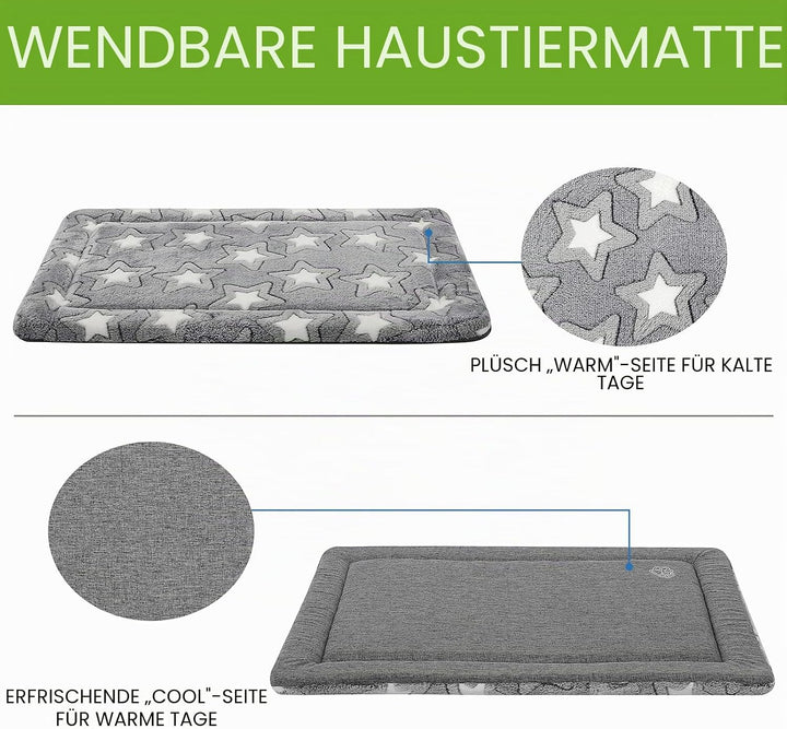 EMPSIGN Hundebett Grosse Hunde, Waschbar Hundekissen (kühl und warm), Hundematte aus hochdichtem Sch