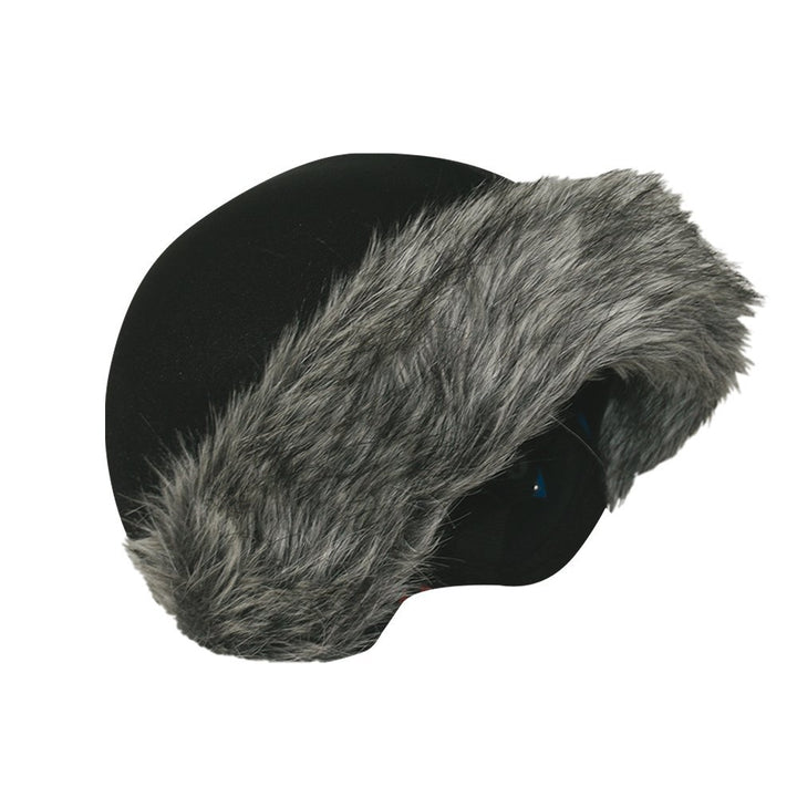 Coolcasc Ski Helm, Fell Gris Fourrure, Gris Fourrure