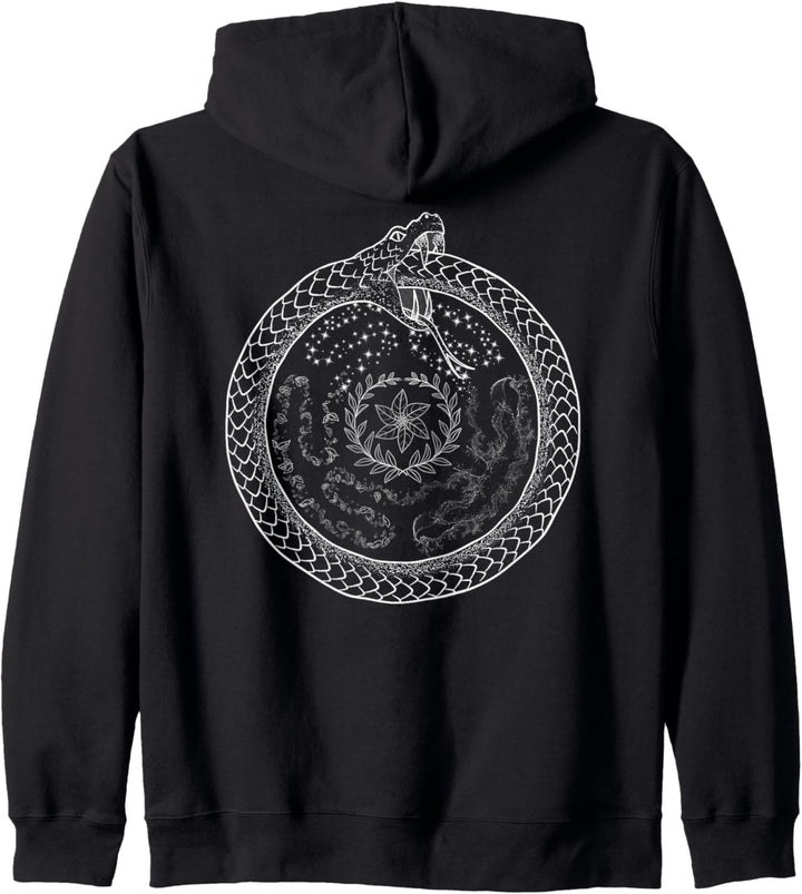 Hecate's Wheel Ouroboros Göttin Hekate Symbol heidnische Hexe Kapuzenjacke