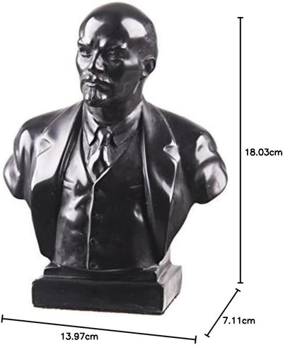 danila-souvenirs Sowjetischer russischer Leader Wladimir Lenin Stein Büste Statue Skulptur 18 cm