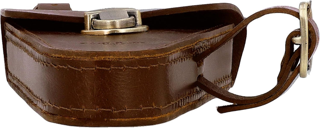 Gusti Rahmentasche Leder - Stephen R. Fahrradtasche für Werkzeug Ledertasche Vintage Braun Leder