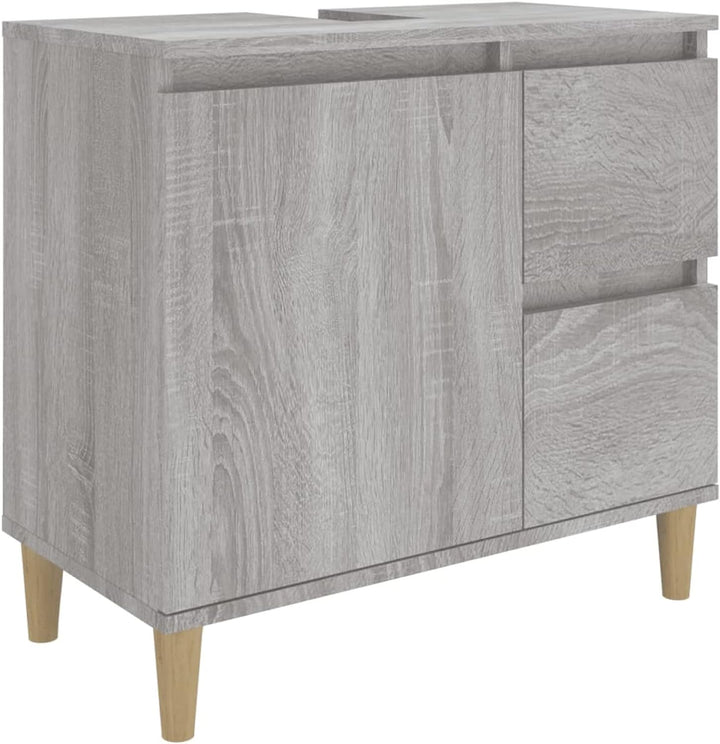 Tidyard Waschbeckenunterschrank, Unterschrank, Waschtischunterschrank, Badezimmerschrank mit 2 Schub