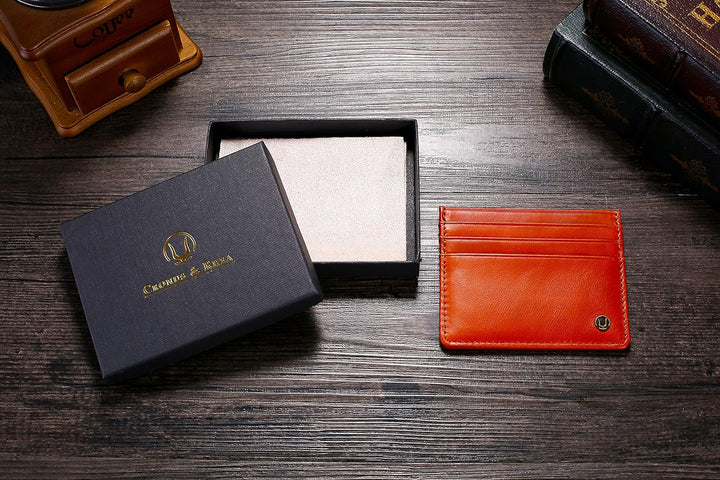 Cronus & Rhea® | Luxus Kartenhalter aus exklusivem Leder (Argos) | Kartenetui - Kreditkartenetui - K