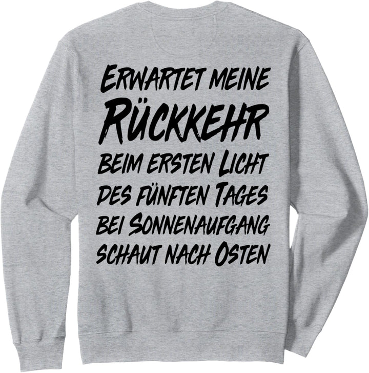 Gönndalf der blaue biertrinker saufen bier beer Sweatshirt