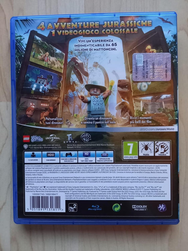 GIOCO PS4 LEGO JURASSIC