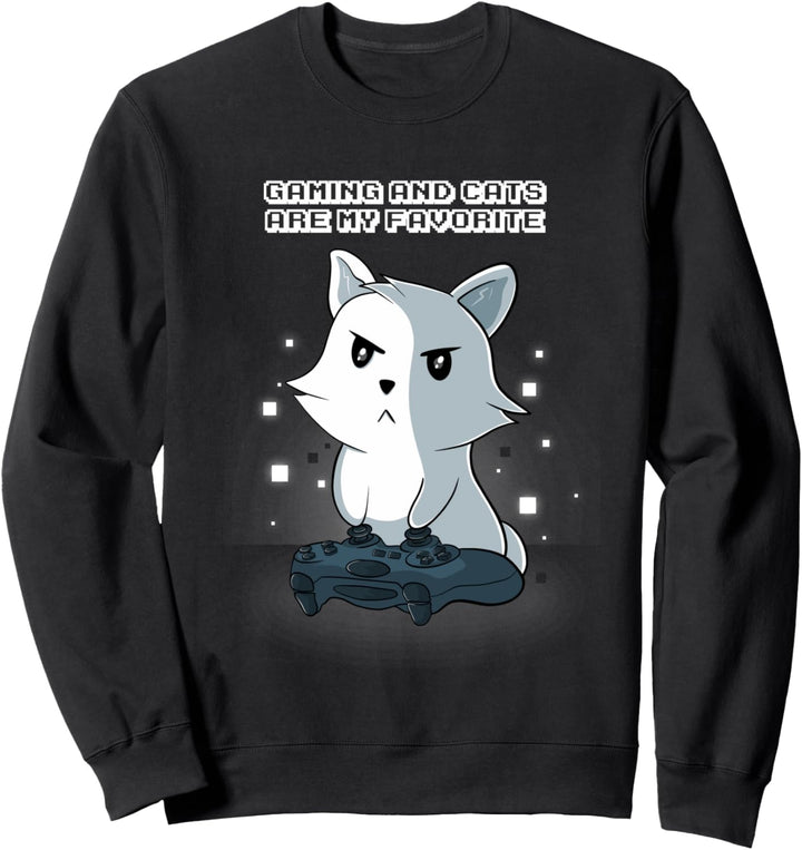 Katze, Spiele, Spieler, Videospiele Sweatshirt