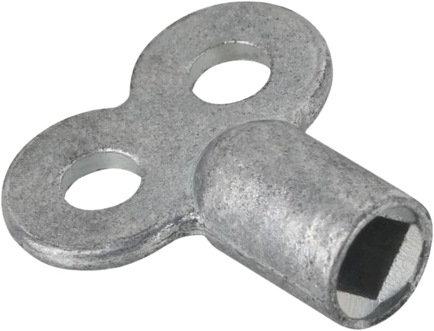 Thermostat Uni LV weiss – mit FLÜSSIGFÜHLER + Entlüftungsschlüssel 5 mm Vierkant, 10er Set – präzise