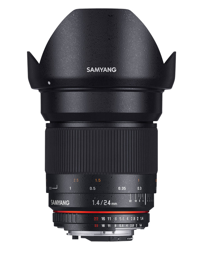 Samyang 24mm F1.4 Objektiv für Anschluss Micro Four Thirds, Micro Four Thirds