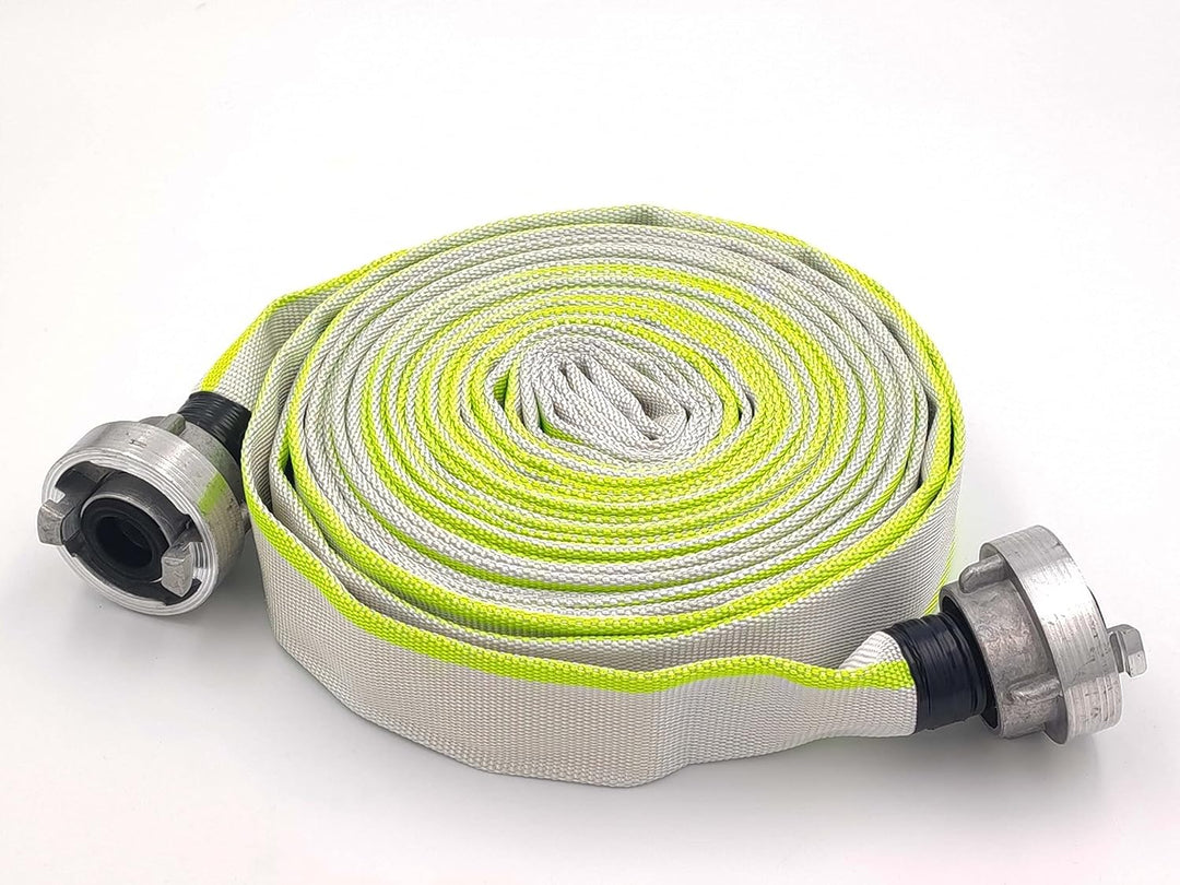 1 Zoll | D-25-10 m Industrieschlauch | Feuerwehrschlauch | Bauschlauch | Flachschlauch | Schlauch mi