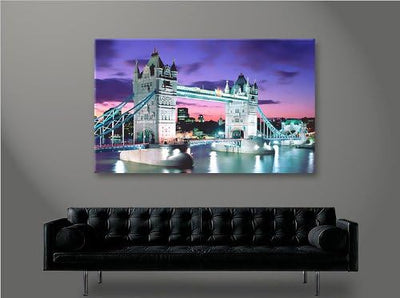 islandburner Bild Bilder auf Leinwand Tower V2 Bridge London 1p XXL Poster Leinwandbild Wandbild Dek