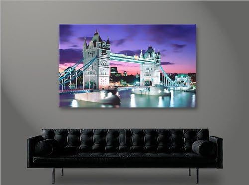 islandburner Bild Bilder auf Leinwand Tower V2 Bridge London 1p XXL Poster Leinwandbild Wandbild Dek