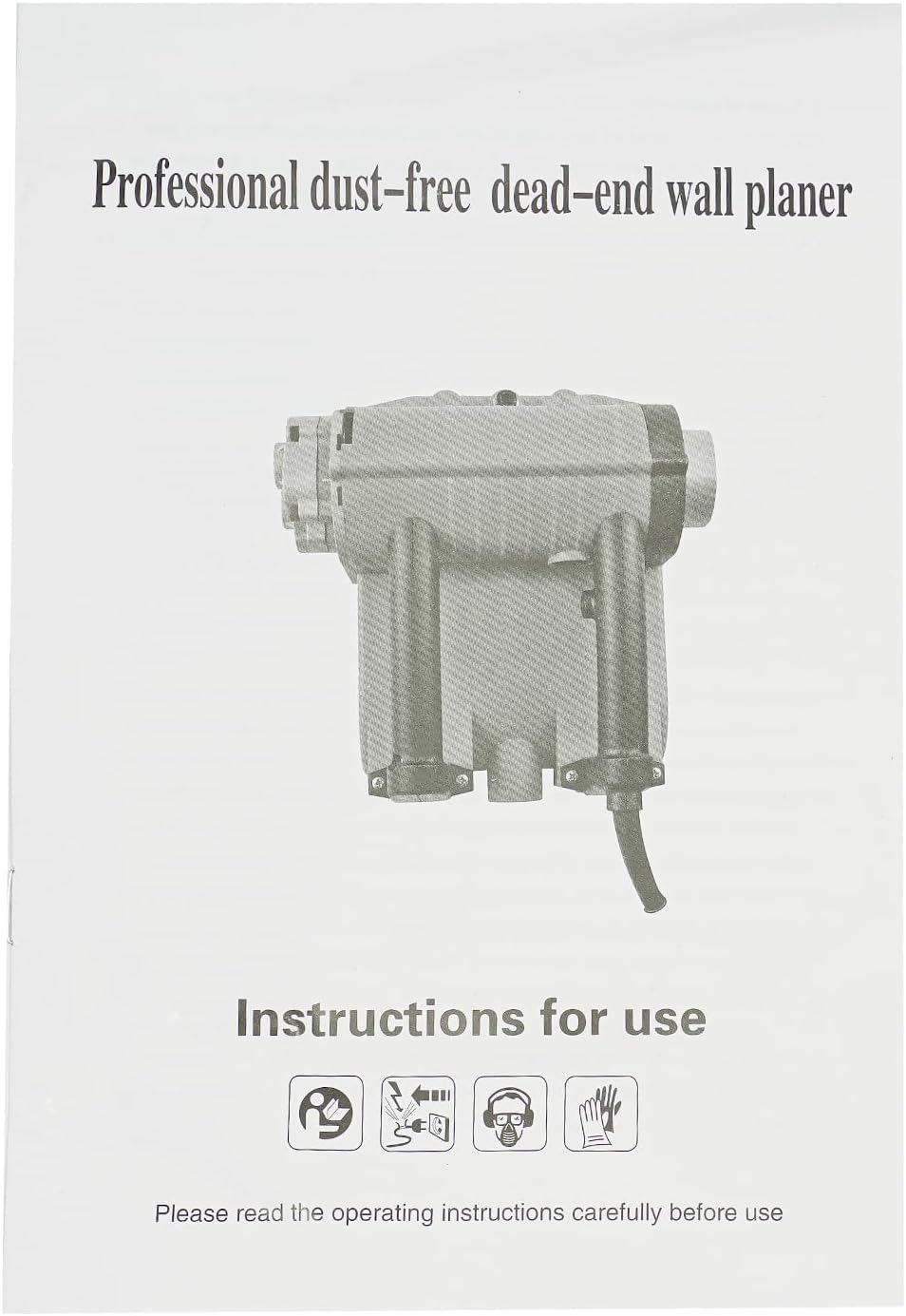 Schaufelwandmaschine 4580W 3500RPM Elektrische Wandhobelmaschine Einstellbare Hobeltiefe mit Wärmeab