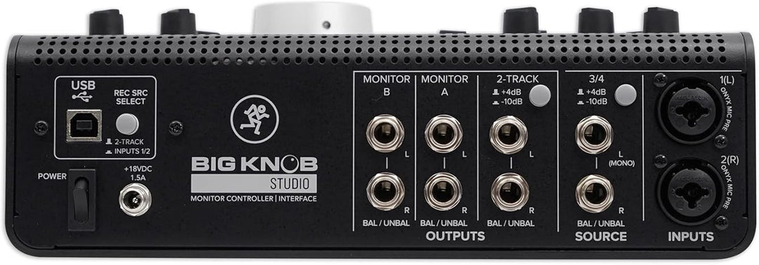 Mackie Big Knob Serie, 3x2 Studio Monitor Controller 192kHz USB I/O (BIG KNOB STUDIO) Studio 3x2 Kla