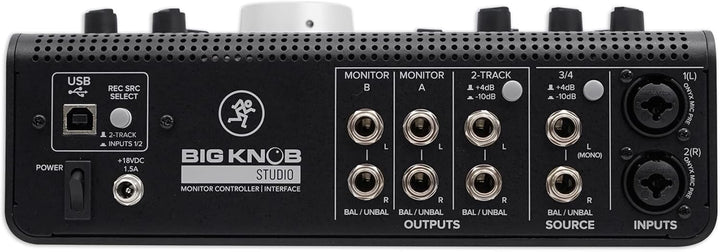 Mackie Big Knob Serie, 3x2 Studio Monitor Controller 192kHz USB I/O (BIG KNOB STUDIO) Studio 3x2 Kla