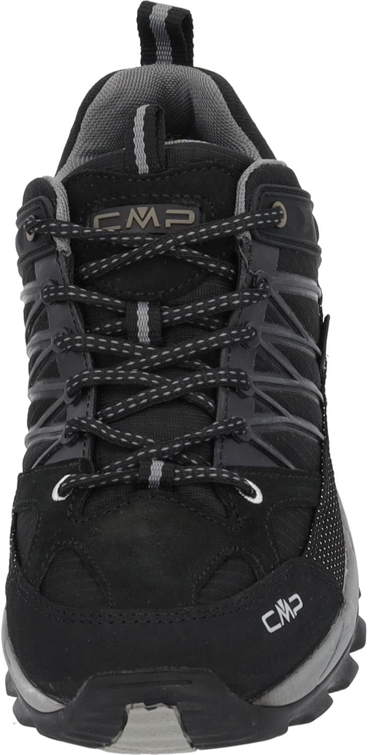 CMP Herren Rigel Low Shoe Wp Trekking-& Wanderhalbschuhe 47 EU Nero Grey, 47 EU Nero Grey
