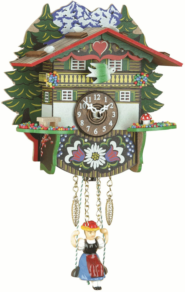 Trenkle Kuckulino Schwarzwalduhr Schweizerhaus mit Quarzwerk und Kuckuckruf TU 2024 SQ